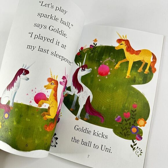 2/$6 Uni the Unicorn-Uni’s First Sleepover book by Amy Krouse Rosenthal, Reader - Picture 3 of 8